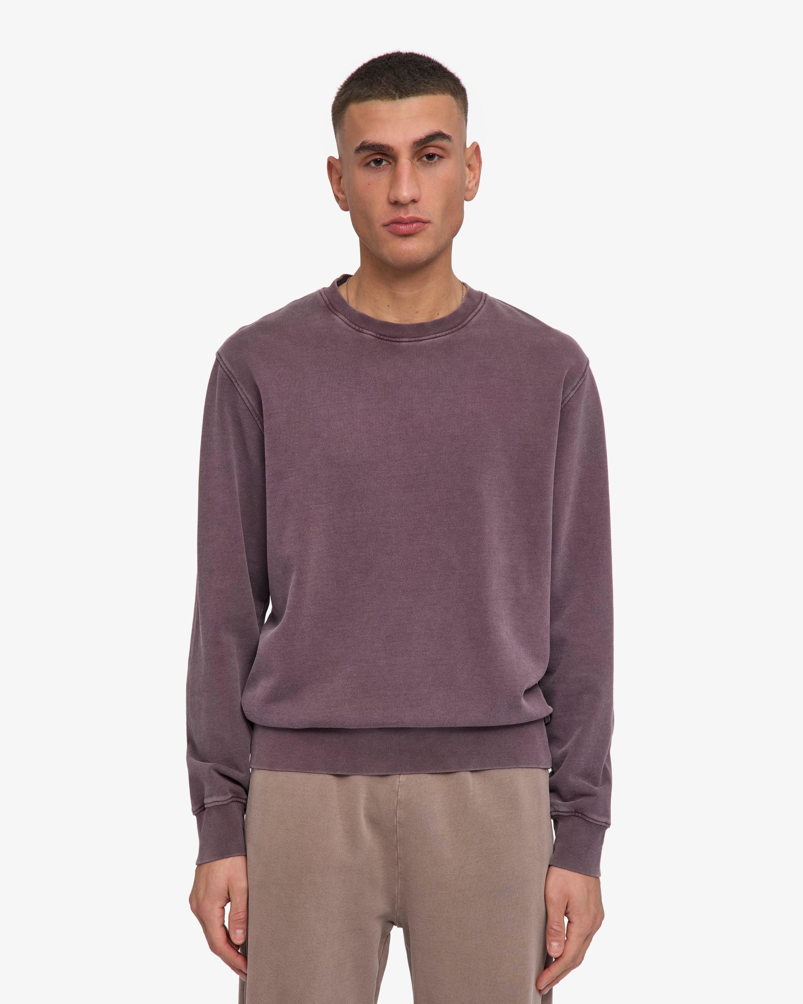 Colorful Standard Classic Organic Crew Sweatshirt Herren Faded Grape